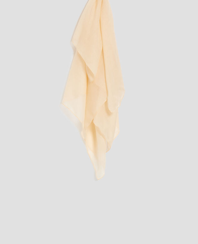 Tuch aus Wolle J300 natural