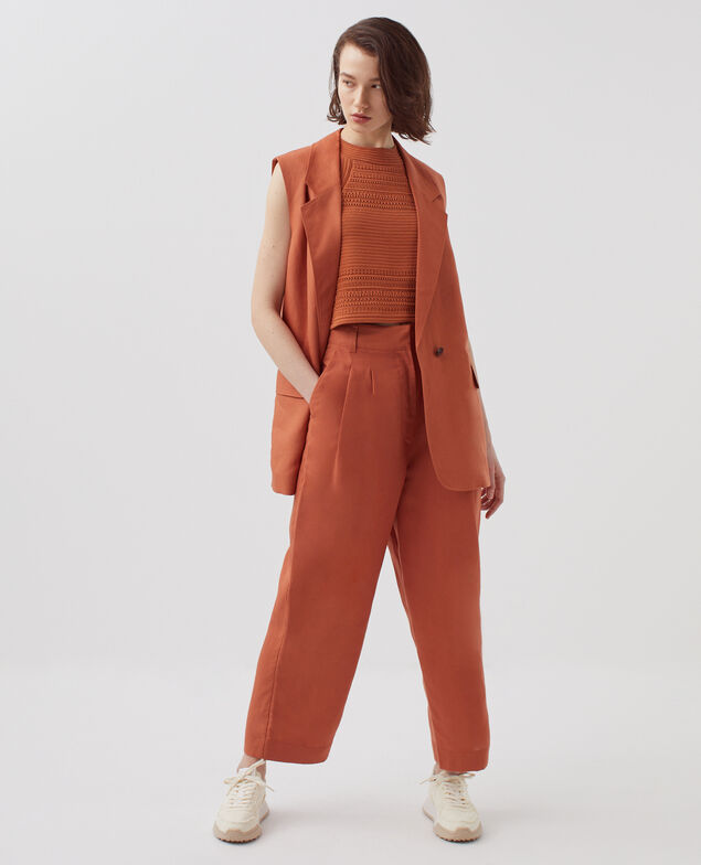 PEGGY - Karottenhose H350 amber brown