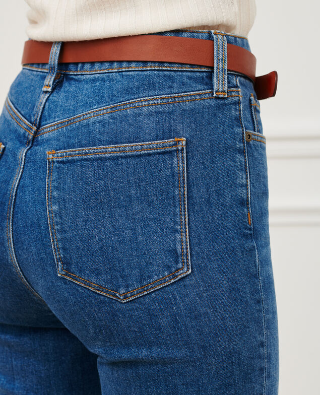 LILI - SLIM - Jeans aus Baumwolle 105 denim