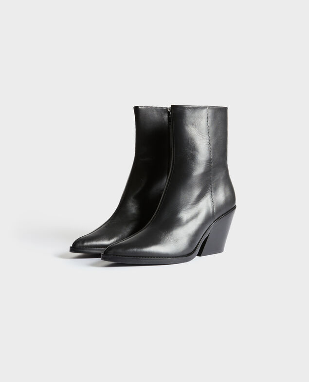 Cowboystiefel aus Leder