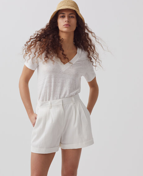 Baumwollshorts 8885 00 white 3spa277c10