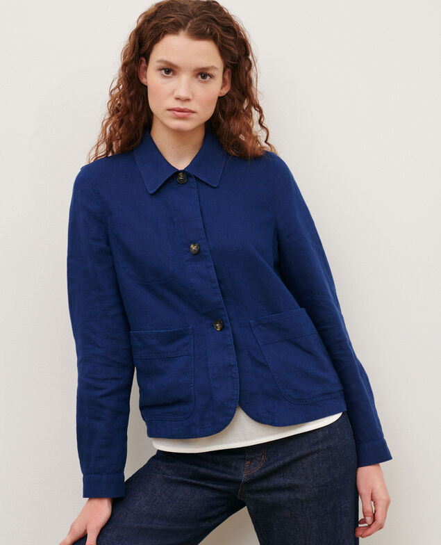 Leinenjacke