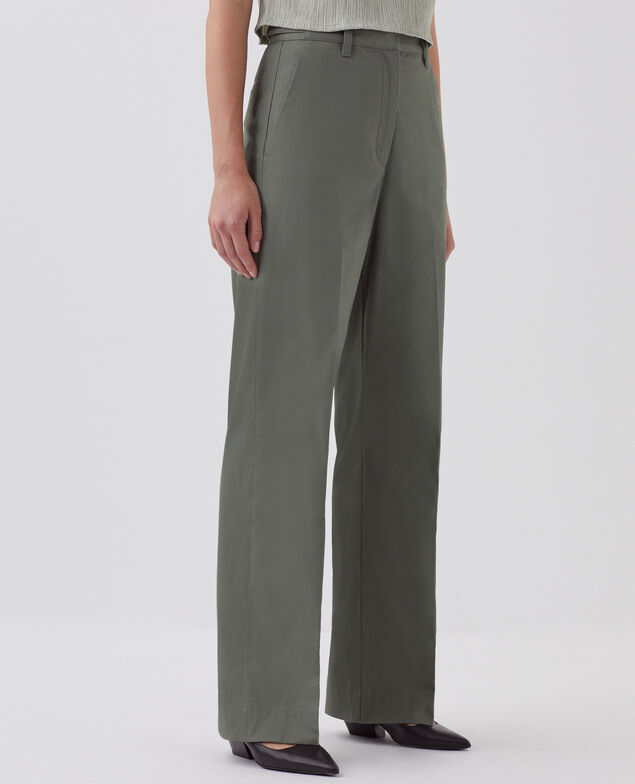BLANDINE - Gerade Hose J560 basil dark green