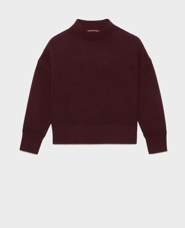 Pullover mit Rundhalsausschnitt aus Merinowolle