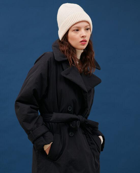Langer Trenchcoat BLACK BEAUTY