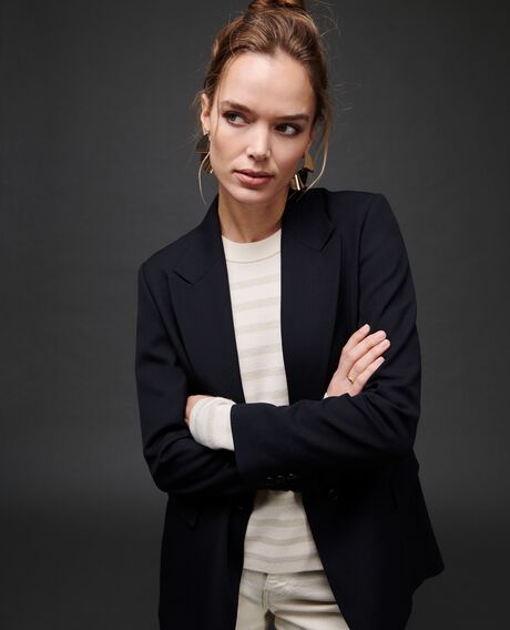 MADDY - Pullover aus Merinowolle im Marinelook 8801 01 offwhite 2wju244w26