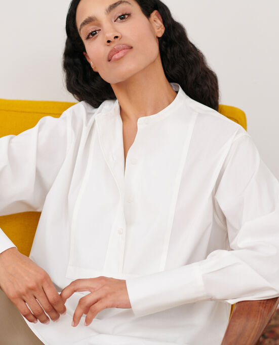 Baumwollbluse 4235 OPTICAL WHITE