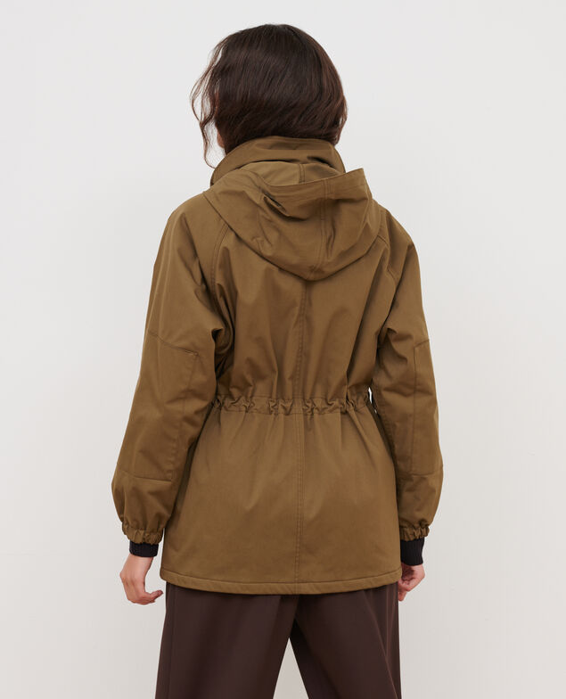 Halblanger Parka A333 solid khaki