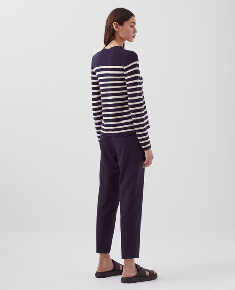MADDY - Pullover aus Merinowolle im Marinelook