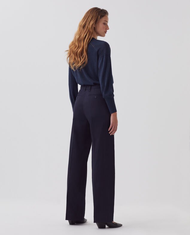 BLANDINE - Gerade Hose H695 night sky