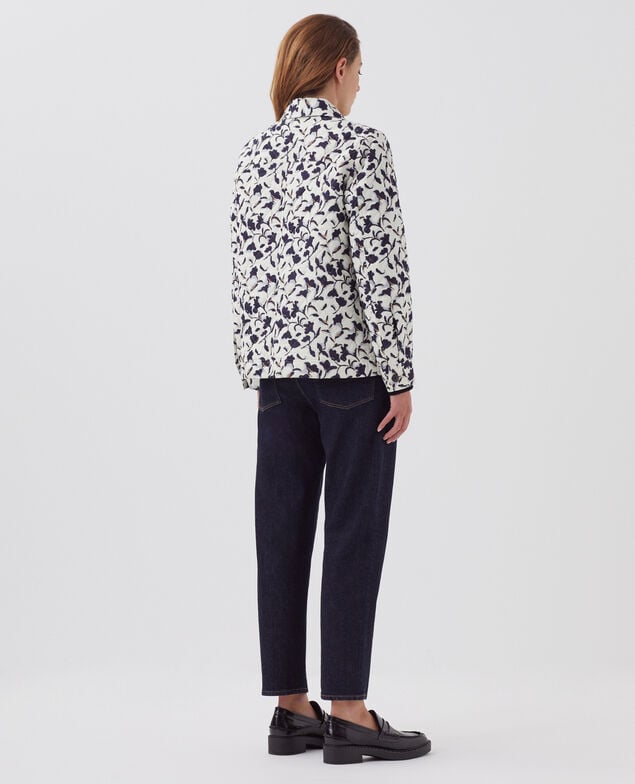 Steppjacke aus Baumwolle I017 new fl ikat ecru