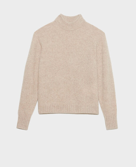 Pullover mit hohem Kragen aus Kaschmir 8810 02 lightgray 2wju250w24