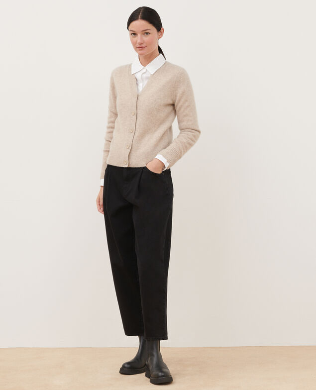 Cardigan aus Kaschmir 8810 02 lightgray