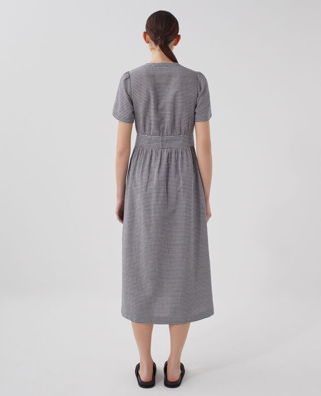 Midi-Kleid J093 gingham check