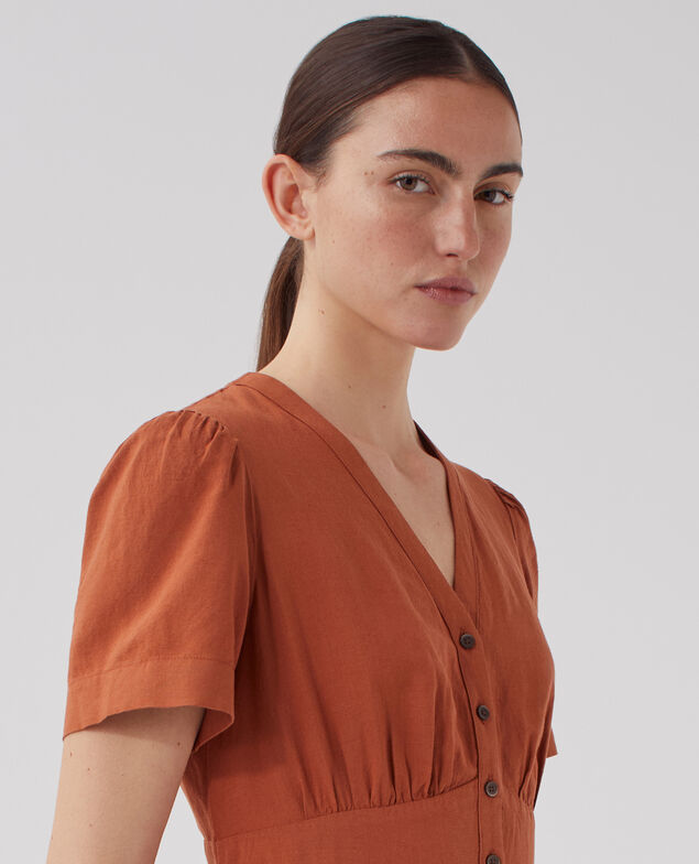Midi-Kleid U260 orange
