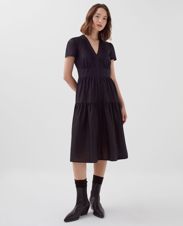 Midi-Kleid H091 black beauty