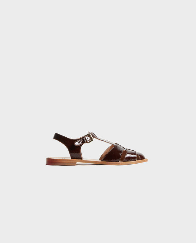 Sandalen aus Lackleder Mole