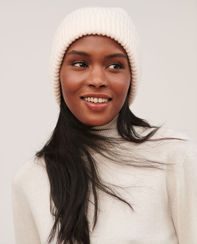 Feiner Pullover aus 3D-Kaschmir mit Stehkragen Jet stream