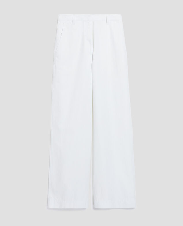 BLANDINE - Gerade Hose H001 brillant white
