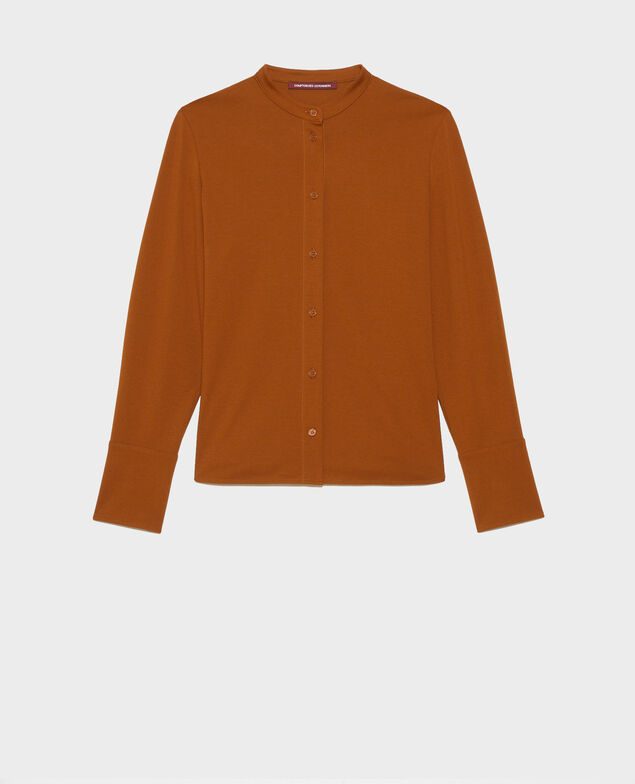 Bluse mit Mao-Kragen Monks robe