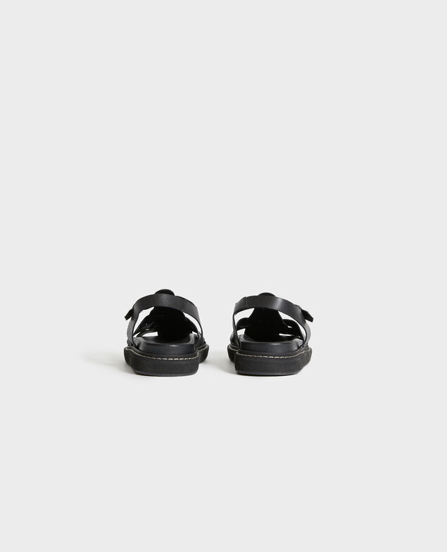 Ledersandalen 09 black