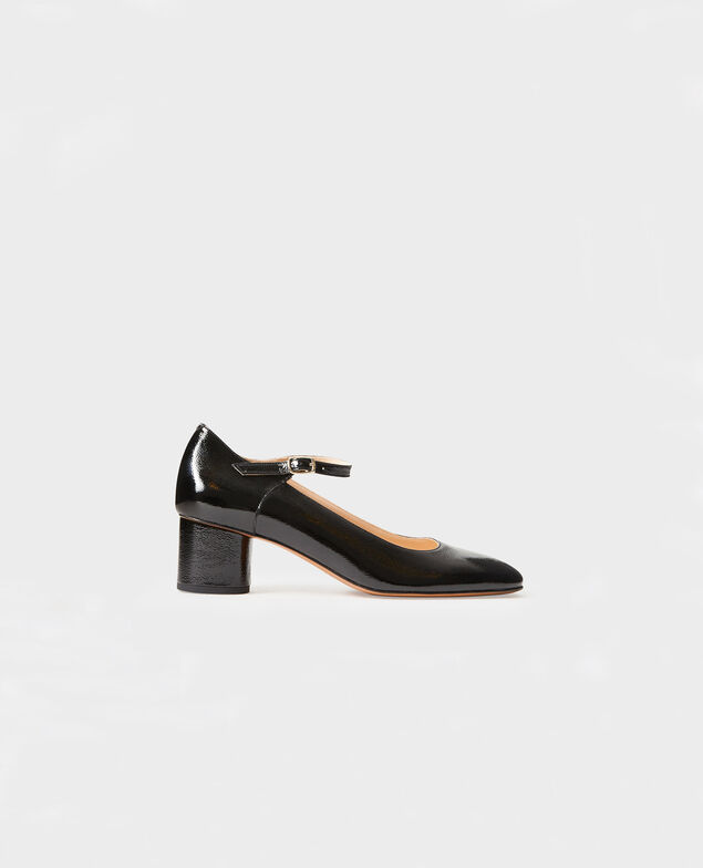 Babies aus Lackleder und runder Ferse  Black beauty