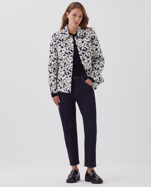 Steppjacke aus Baumwolle I017 new fl ikat ecru