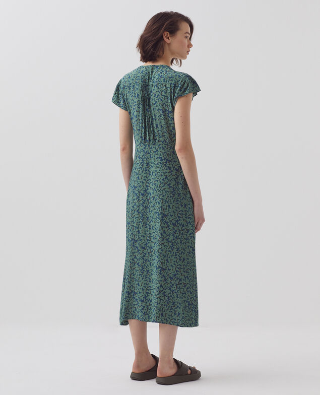 LUDIVINE - Fließendes gemustertes Kleid H642 petal majolica