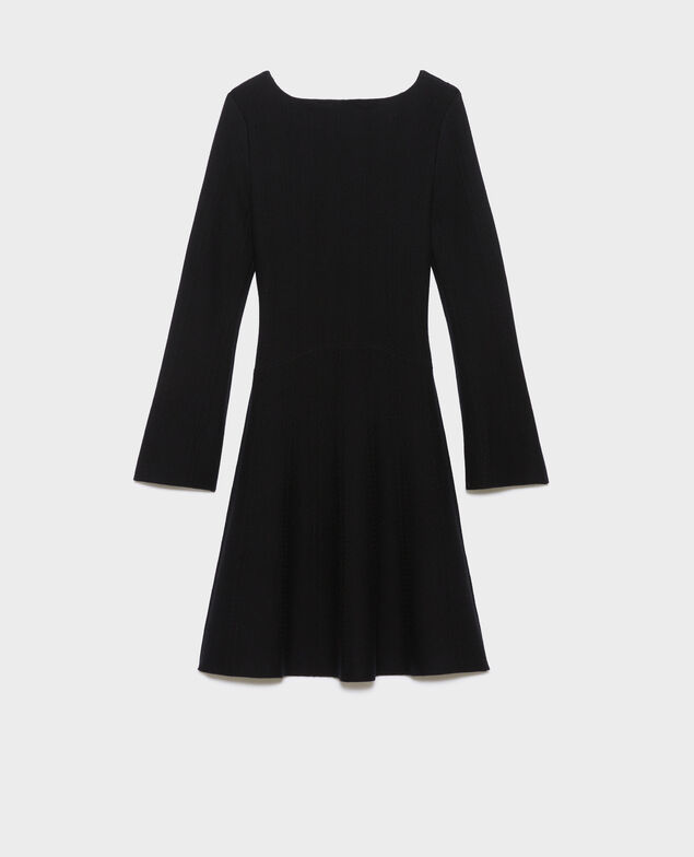 Kurzes Kleid aus Merinowolle