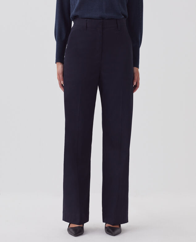 BLANDINE - Gerade Hose H695 night sky