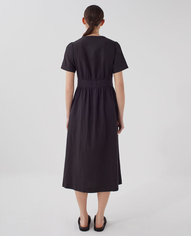 Midi-Kleid U090 black