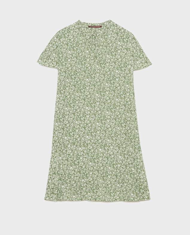 Kurzes Kleid 101 print green 2sdr255v02