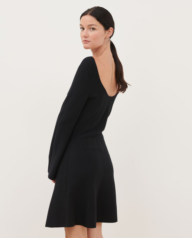 Kurzes Kleid aus Merinowolle