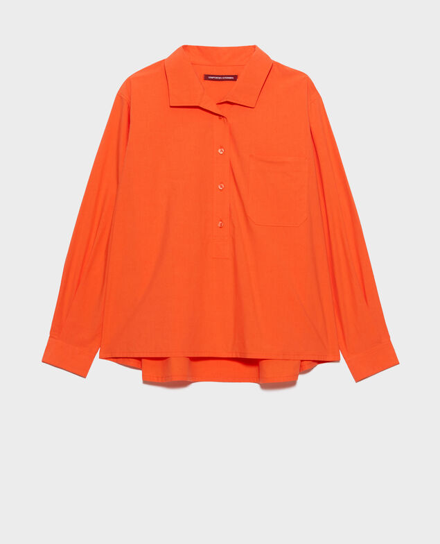 Weite Kaftan-Bluse aus Baumwolle