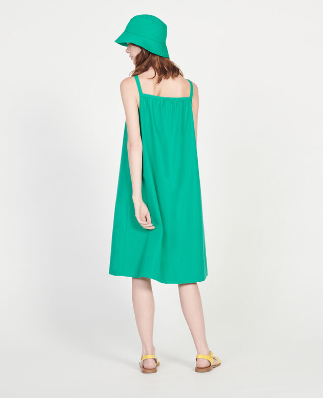 Baumwollkleid Golf green