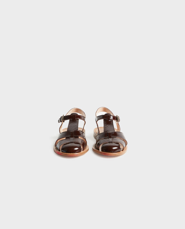 Sandalen aus Lackleder Mole