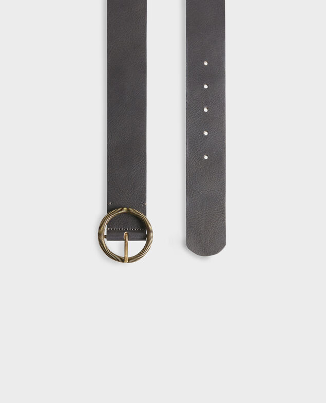 Breiter Ledergürtel 9901 09 faded black
