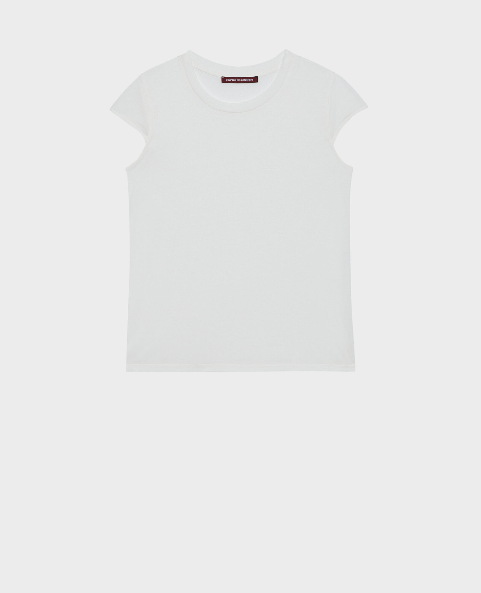 MANON – T-Shirt mit Rundhalsausschnitt aus gemischter Baumwolle 06 gray 2ste068c14