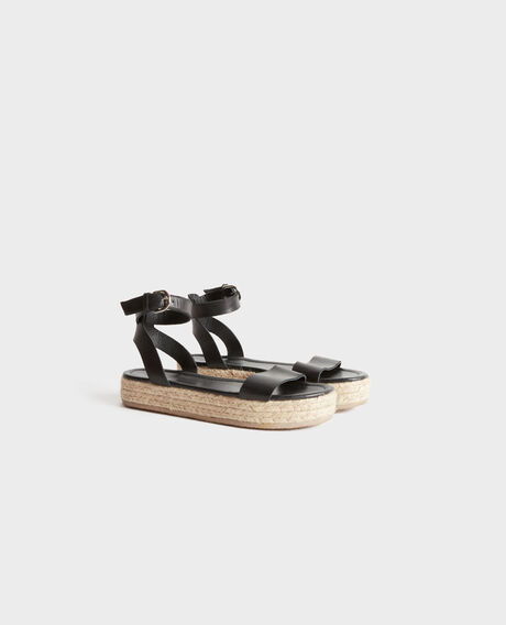 Ledersandalen 8853 09 black 3ss066