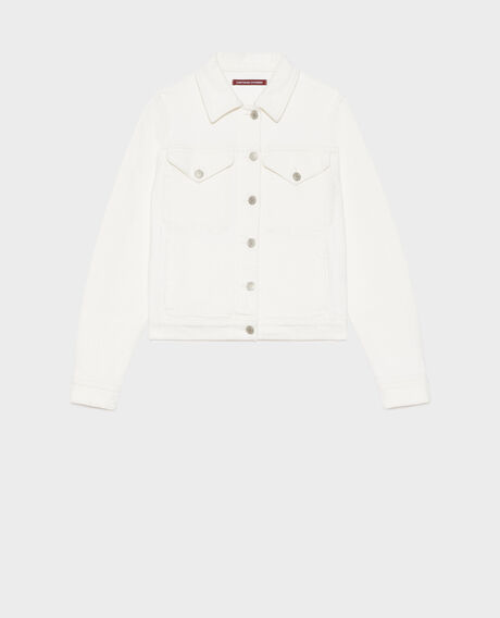 Kurze Jeansjacke 0003 white denim 3sjd265c62