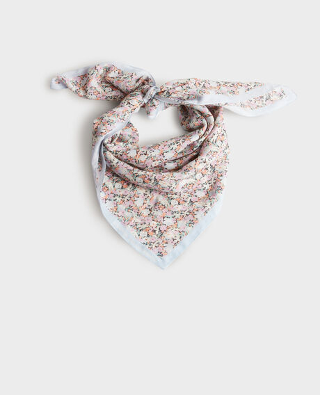 Schal aus Mischbaumwolle 0110 champs fleuris pink 3ssc162