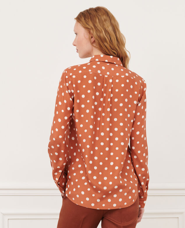 SIBYLLE - BLUSE AUS SEIDE 95 print red