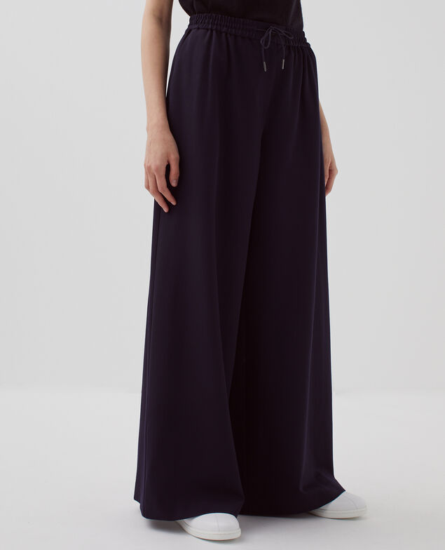 YVONNE – Weite Hose mit Steppfalten H695 night sky