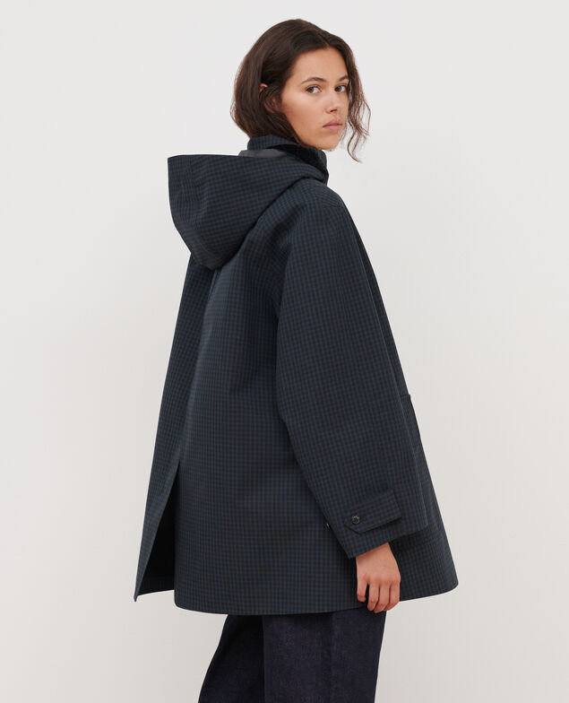 Regenmantel 8863 59 darkgreen check