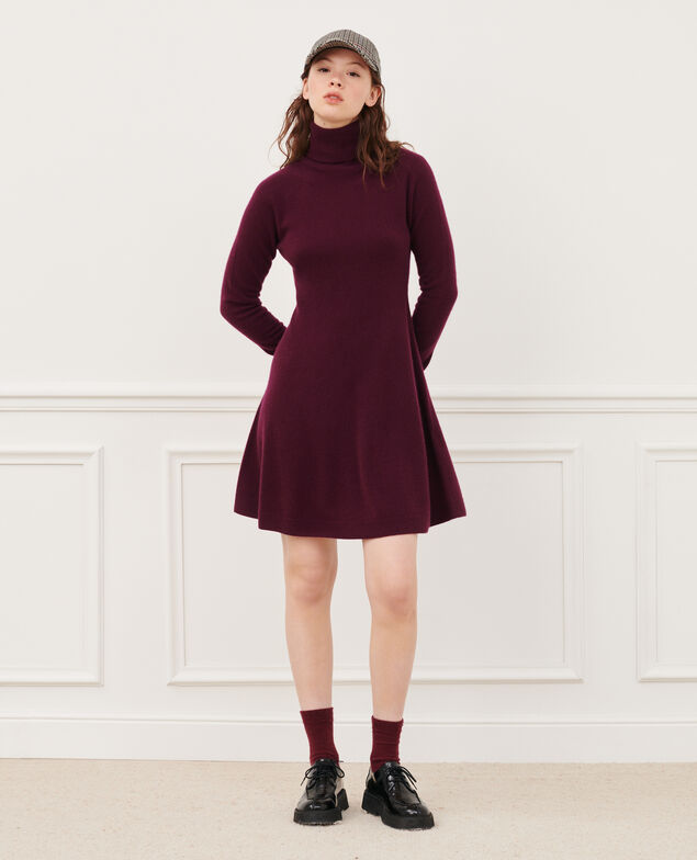Kleid aus 3D-Kaschmir 8854 18 wine