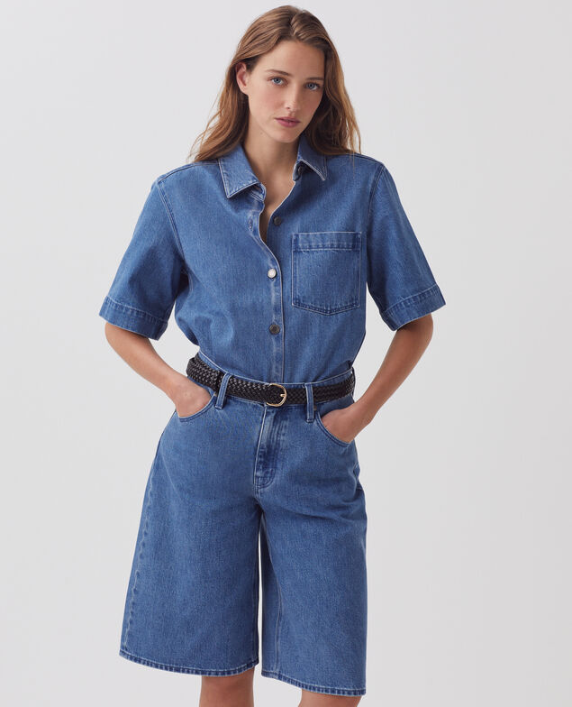 Jeansshorts J621 light blue