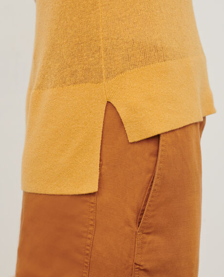 Top mit kurzen Ärmeln 0460 ochre yellow 3sju147l02
