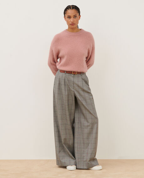 YVONNE - Weite Hose aus Wolle