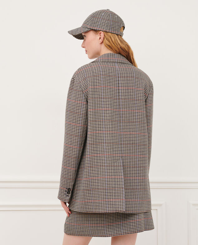 Karierte maskuline Jacke 8864 03 gray check