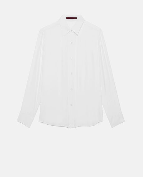 SIBYLLE - BLUSE AUS SEIDE Optical white Loriges